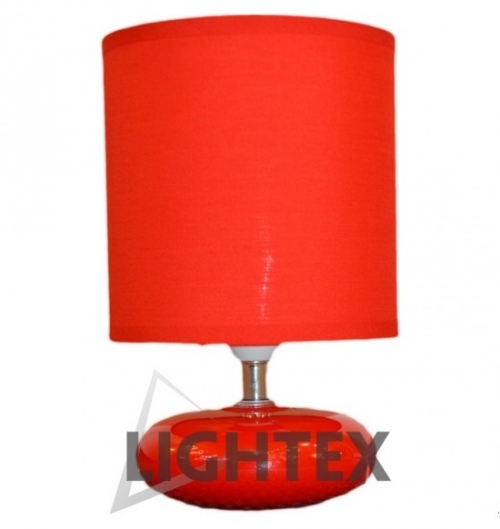 Настолна лампа ZUMBA керамика червена  704RL0102021