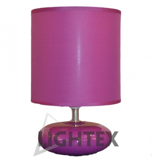 Настолна лампа ZUMBA керамика лилава  704RL0102023