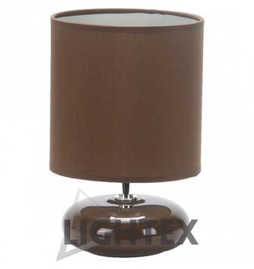 Настолна лампа ZUMBA керамика кафява  704RL0102024