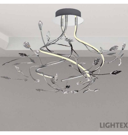 LED полилей LEAF 60W 4000K 715x465мм хром Lightex     713RL0350311