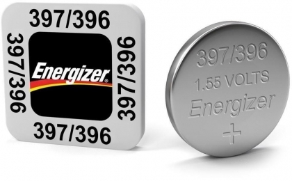 Сребърна батерия Energizer 397 / 396 1бр.  /SR726SW, SR59/     10419