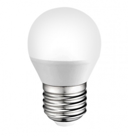 LED лампа Plastic. 5W 220V E27 P45 матирана NW 4000K Lightex         170AL0000425