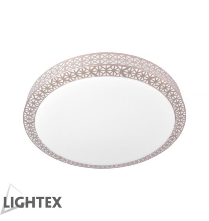 LED Плафон LACE  22W димируем с дистанционно IP20 3000/4200K/6500K Ф400мм Lightex        725RL0000655