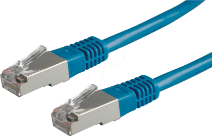 Пач кабел FTP, cat 6, 2 m, син