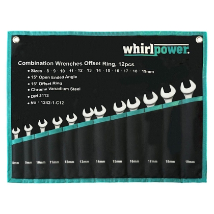 Комплект звездогаечни ключове Whirlpower, 8 - 19 мм, 12 части