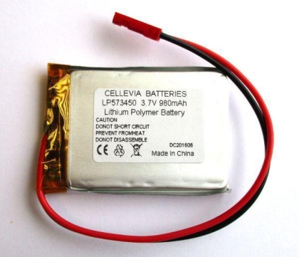 Li-Pol  Cellevia LP573450 Li-Pol 3.7V 980mAh  720114