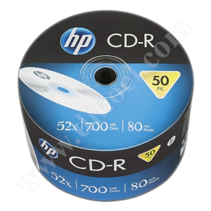 Записваем  CD-R HP  700MB  без кутия