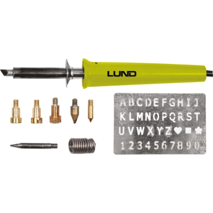 Поялник и пирограф LUND, 11 части, 30 W, 400°C