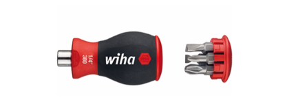 Отвертка мини с магнитен държач WIHA, 1/4", 6 бита
