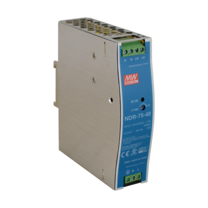 Захранващ блок NDR-75-48 за монтаж на DIN шина 48Vdc/1,6A