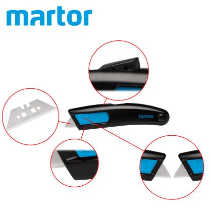Професионален обезопасен макетен нож SECUPRO MEGASAFE    MRTR 116006