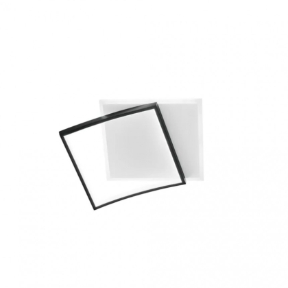 LED плафон AYRTON 42W  бял+черно 37х42сm Luce Design