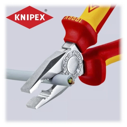 Изолирани комбинирани клещи 160 мм VDE     KNI 03 06 160 SB