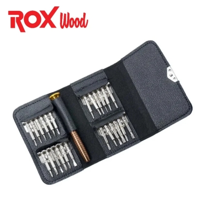 Комплект фина отвертка с битове в калъф - 25 части     ROX 153ROX0069