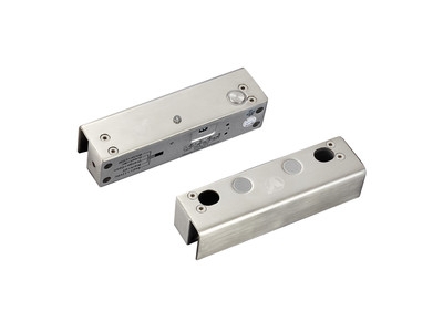 Соленоидна брава от стомана за изцяло стъклени врати YB-500U(LED)24V