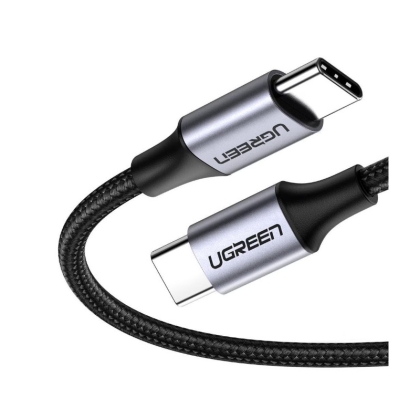 USB кабел 1m 60W Type-C м./м.