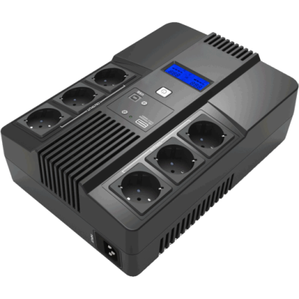 UPS 600VA/360W AIO600(Schuko)