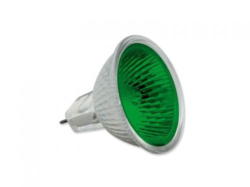 Хал.лампа 12 V GU5.3  20 W зелен