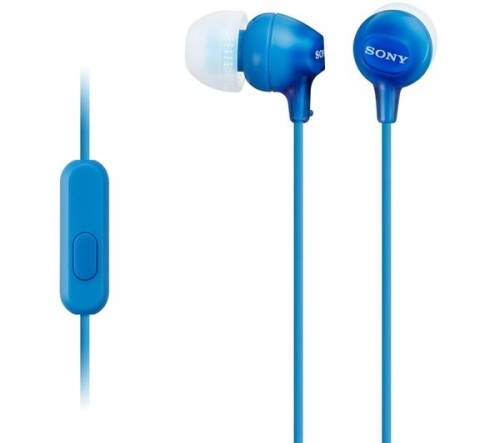 Стерео слушалки SONY с микрофон и силиконова тапа MDR-EX15AP