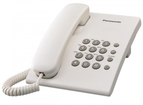 Телефон Panasonic KX-TS500 бял