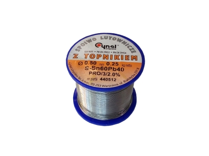 Тинол 0,5 mm / 250 g  Sn60Pb40