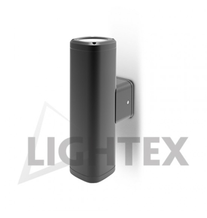 Фасаден  осветител BORDO 2x35W GU10 IP54 графит Lightex  503AP0000309