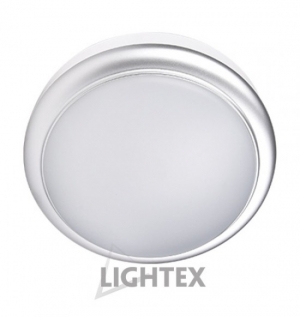 LED аплик SIRIUS 8W 220V 4000К ф140мм сребро IP54  Lightex 508AL0001521