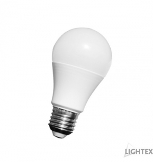 Led лампа Plastic 7W 220V E27 A60 CW  6000K Lightex