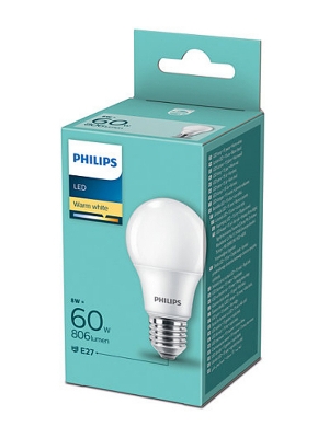 LED крушка Philips 8W E27 2700K     181080001101