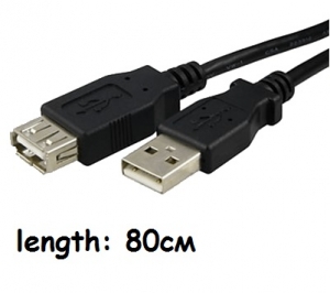 IR-порт + USB A мъжки / А женски  80см