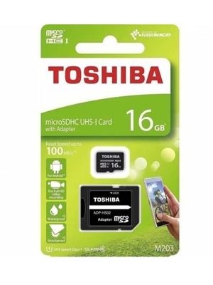 MicroSDHC  Flash Drive Toshiba 16GB UHS-I