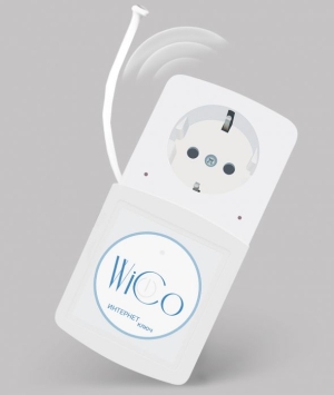 WiFi контакт с дистанционно управление (до 3kW) и интернет термометър / контролер                    WiCo – WiFi
