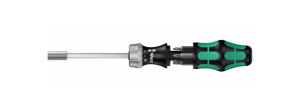 Отвертка с бит държач тресчотна WERA,1/4", 6 части