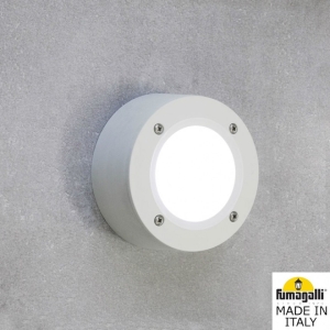 Фасаден осветител EXTRALETI 100 ROUND ST сив GX53 LED 3W  IP66 Fumagalli