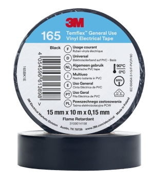 Изолирбанд 3М Temflex 165 15mm X 10m черен