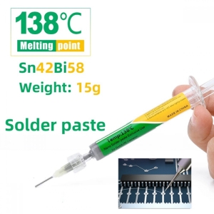 Спояваща паста  в спринцовка 15 g 138 градуса