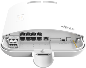 Външен 9-портов PoE мрежов комутатор в кутия WI-PS209-O