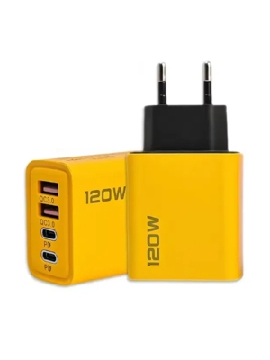 USB ЗАРЯДНО 2xUSB QC3.0 15W  + 2xTYPE-C PD 15W