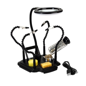 Поставка за запояване с лупа  SN-396N