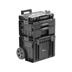 Куфар за инструменти YATO, 3 модула, колелца, S12