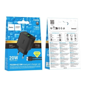 Зарядно HOCO CS83A  PD 20W + QC3.0