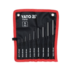 Комплект избивачи със заоблен връх YATO, 9 части