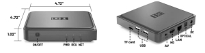 PACOSTAR GOOGLE 1 Smart Box – 4K Android TV Бокс