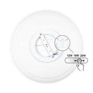 LED плафон NANCY LED ∙ 12W-18W-24W ∙ CCT-switch ∙ 3000K-4000K-6400K