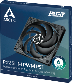 Вентилатор 120х120х15 ARCTIC P12 PWM PST 200-2100rpm