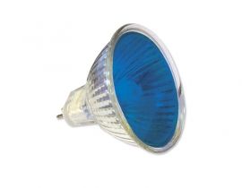 Хал.лампа 12 V GU5.3  20 W синя