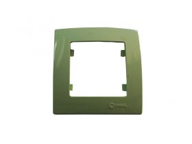 Единична рамка лил. нат. каре   зелена     32091701