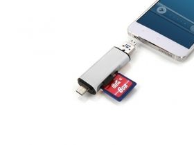 USB / OTG четец за карти SD и micro SD