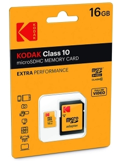 micro SD 16GB + адаптер Class 10