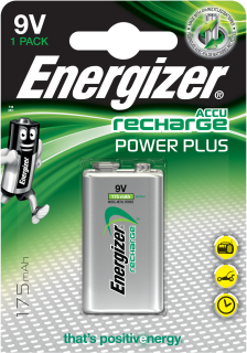 Акумулаторна батерия Energizer Power Plus 9V 175mAh 1бр.
